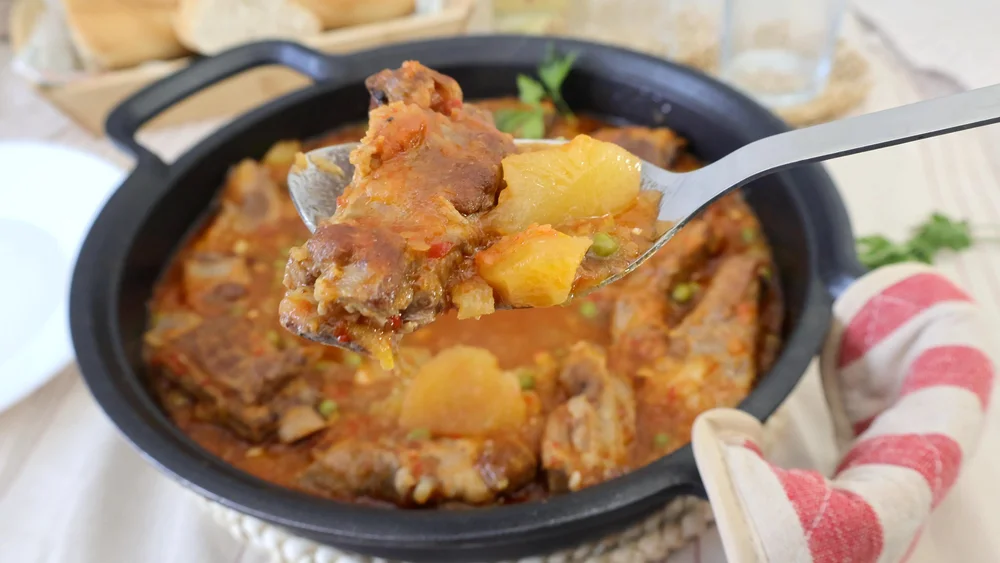receta de costillas de cerdo guisadas