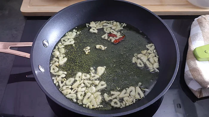 como hacer gambas al pil pil paso 2