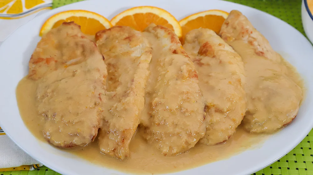 pollo a la naranja