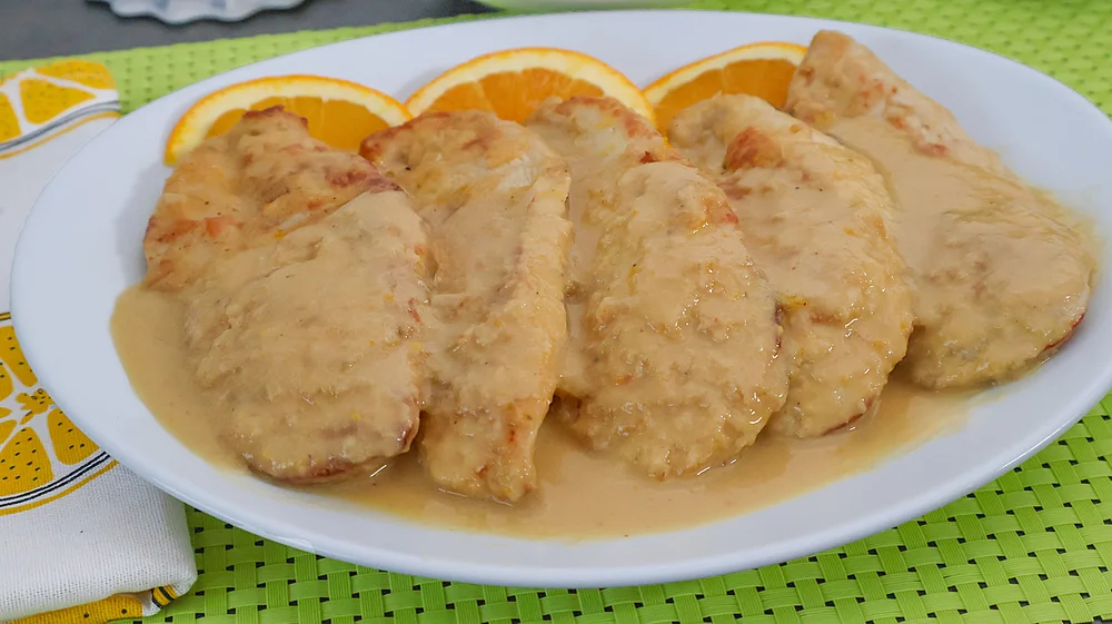 receta de pollo a la naranja