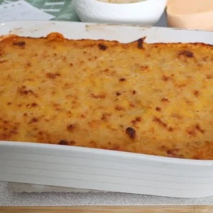 pastel de calabaza y carne