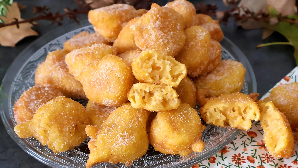 receta de buñuelos de calabaza