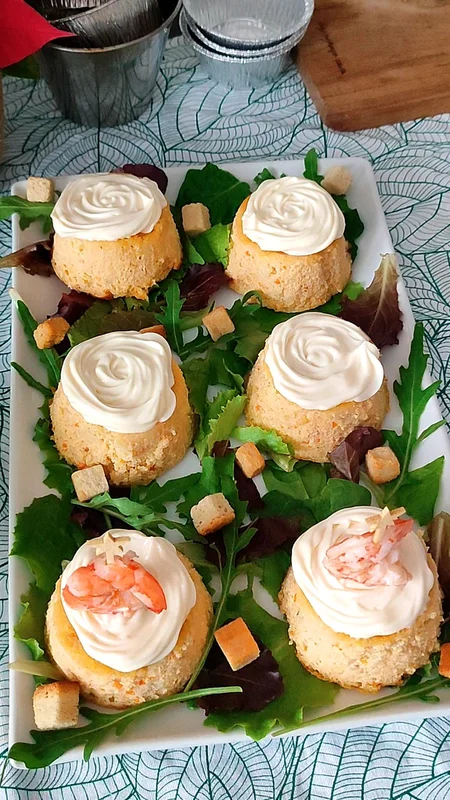 flanes de merluza receta de navidad