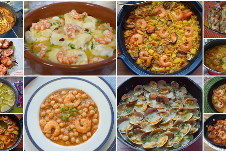 Recetas de platos marineros: guisos, arroces y sabores del mar.