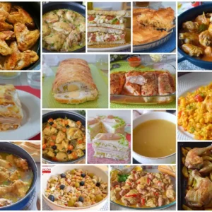 Recetas con pollo caseras fáciles: guisos tradicionales, pasteles salados, arroz, ensaladas y recetas de aprovechamiento.