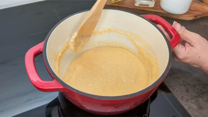 Crema de queso con la textura ideal para rellenar las tartaletas